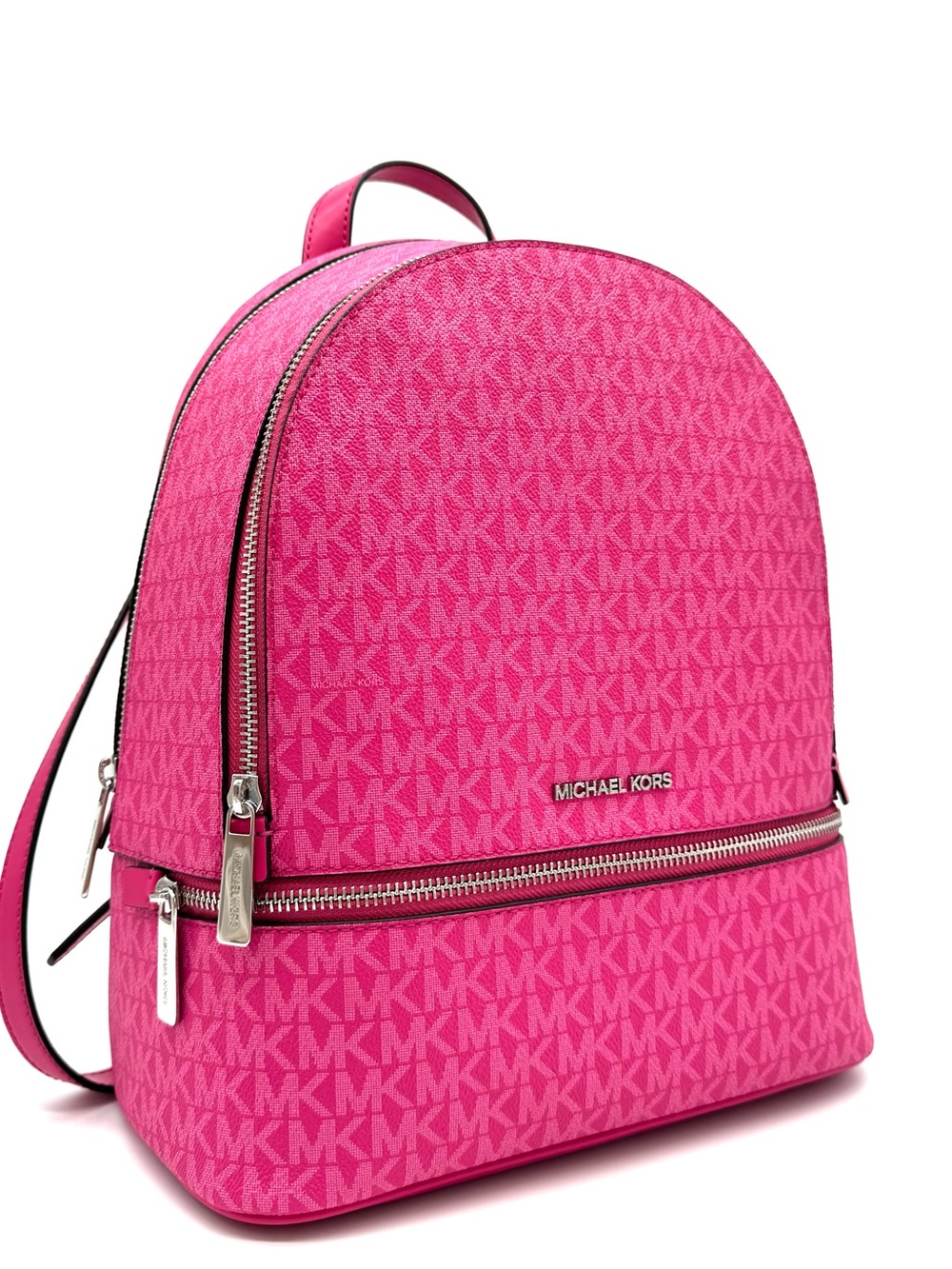 Michael Kors Medium Rhea Zip Backpack - Dragonfruit